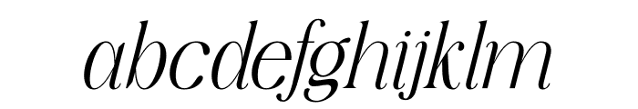 Cafock Molline Italic Font LOWERCASE