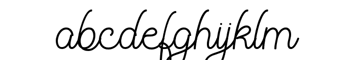 Cagelon-Regular Font LOWERCASE