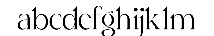 Caghen Font LOWERCASE