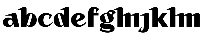 Cagley-Regular Font LOWERCASE