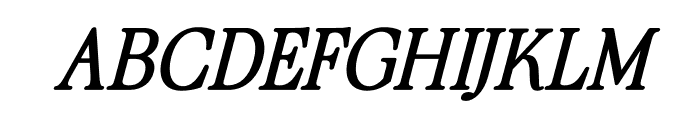 Cagront Serif Italic Font UPPERCASE