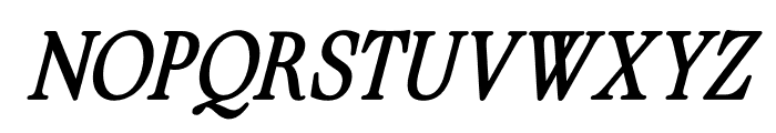 Cagront Serif Italic Font UPPERCASE