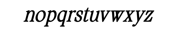 Cagront Serif Italic Font LOWERCASE