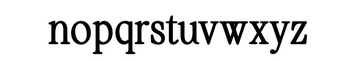 Cagront Serif Regular Font LOWERCASE