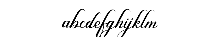 Cahilangan-Script Font LOWERCASE
