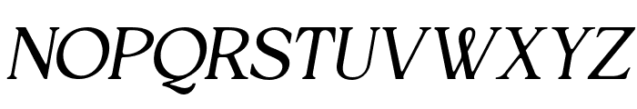 Cairde Luvia Italic Font UPPERCASE