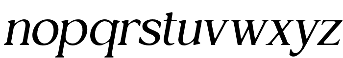 Cairde Luvia Italic Font LOWERCASE