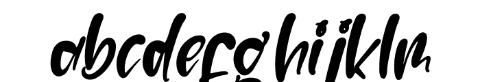 Caitozar Italic Font LOWERCASE