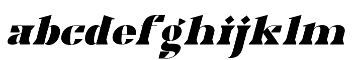 CakeBlackFont-Italic Font LOWERCASE