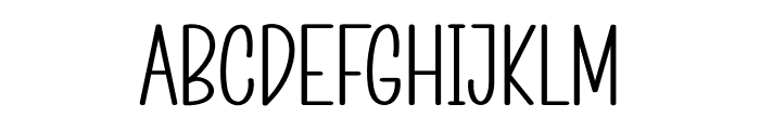 Calaphy Font UPPERCASE