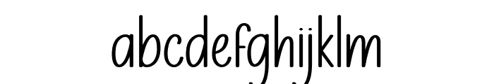 Calaphy Font LOWERCASE