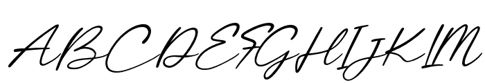 Calaya-Italic Font UPPERCASE
