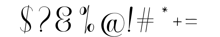 CaldwellScript-BoldItalic Font OTHER CHARS