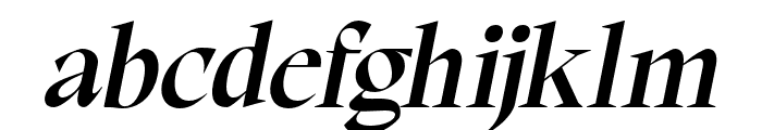 Calegar Oblique Font LOWERCASE