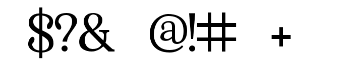 Calgary Serif Font Regular Font OTHER CHARS