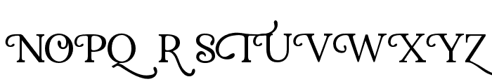 Calgary Serif Font Swirly Regular Font UPPERCASE