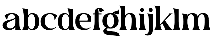 Calgnita Font LOWERCASE