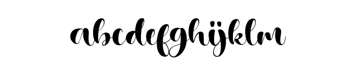 Calibetta Font LOWERCASE