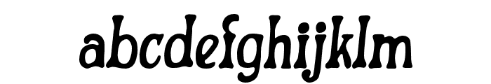 Caliche-Slant Font LOWERCASE