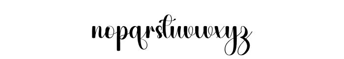 California Handmade Font LOWERCASE