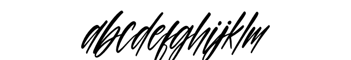California Italic Font LOWERCASE