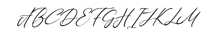 California Signature Italic Font UPPERCASE