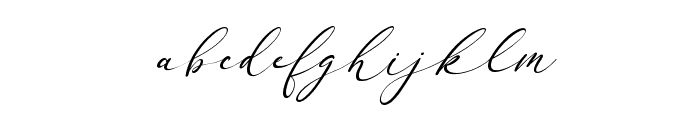 California Signature Italic Font LOWERCASE