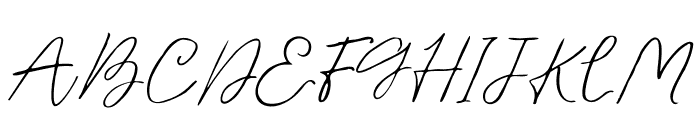 California Signature Regular Font UPPERCASE