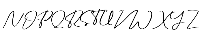 California Signature Regular Font UPPERCASE