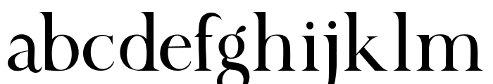 California Signature Serif Font LOWERCASE