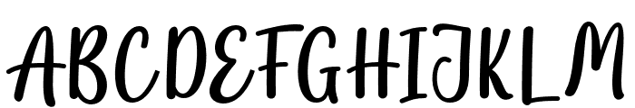 CaliforniaHandwritingScript-R Font UPPERCASE