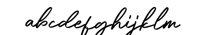 Caligane Regular Font LOWERCASE