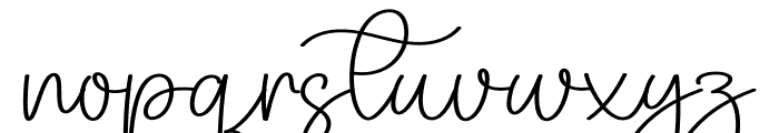 Calina Signature Font LOWERCASE