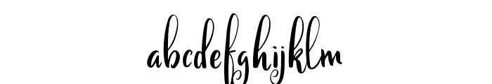 Calinastiya-Regular Font LOWERCASE