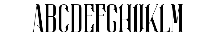 Calingthon Regular Font UPPERCASE