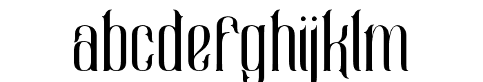 Calingthon Regular Font LOWERCASE