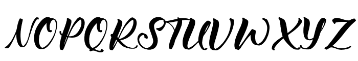 Calistelo Delisha Font UPPERCASE