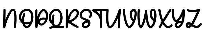 Calistica Font UPPERCASE