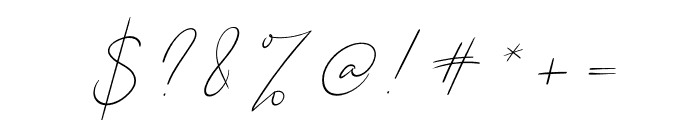 Calistin Italic Font OTHER CHARS