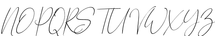 Calistin Italic Font UPPERCASE
