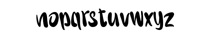 Caliswave Font LOWERCASE