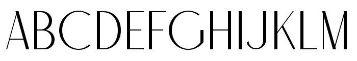 Calleo Extra Light Font UPPERCASE