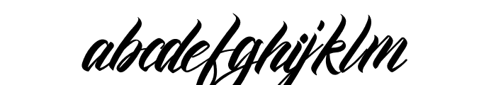 Callifornia Font LOWERCASE