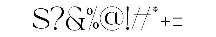 Calliga Regular Font OTHER CHARS