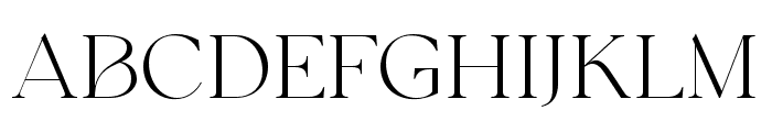 Calliga Regular Font UPPERCASE