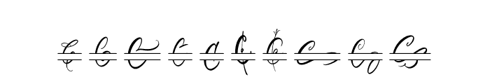 Calligra Monogram Font Font OTHER CHARS