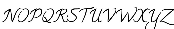 CalligraffitiPro Font UPPERCASE