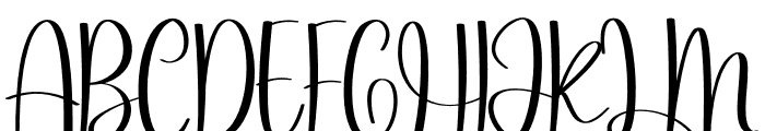 Calligraph Font UPPERCASE