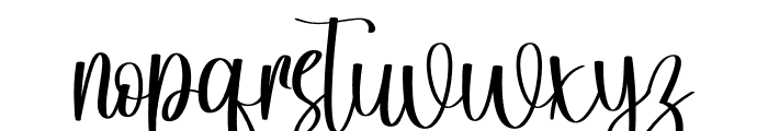 Calligraph Font LOWERCASE