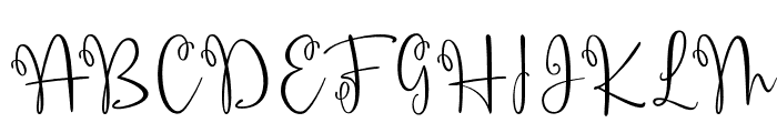 Calligraphe Font UPPERCASE